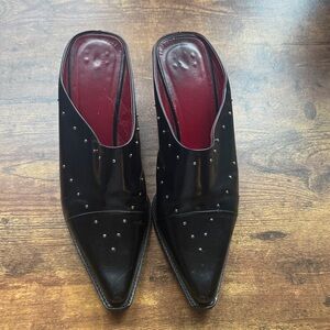 Donald J. Pliner Black Studded Women's Shoes